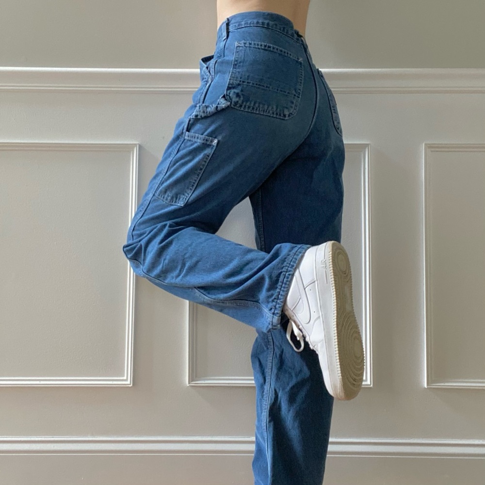 Carhartt High-Rise Women's Jeans in Deep Blue
